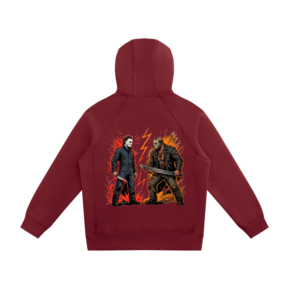 Unisex Raglan Full Zip Hoodie