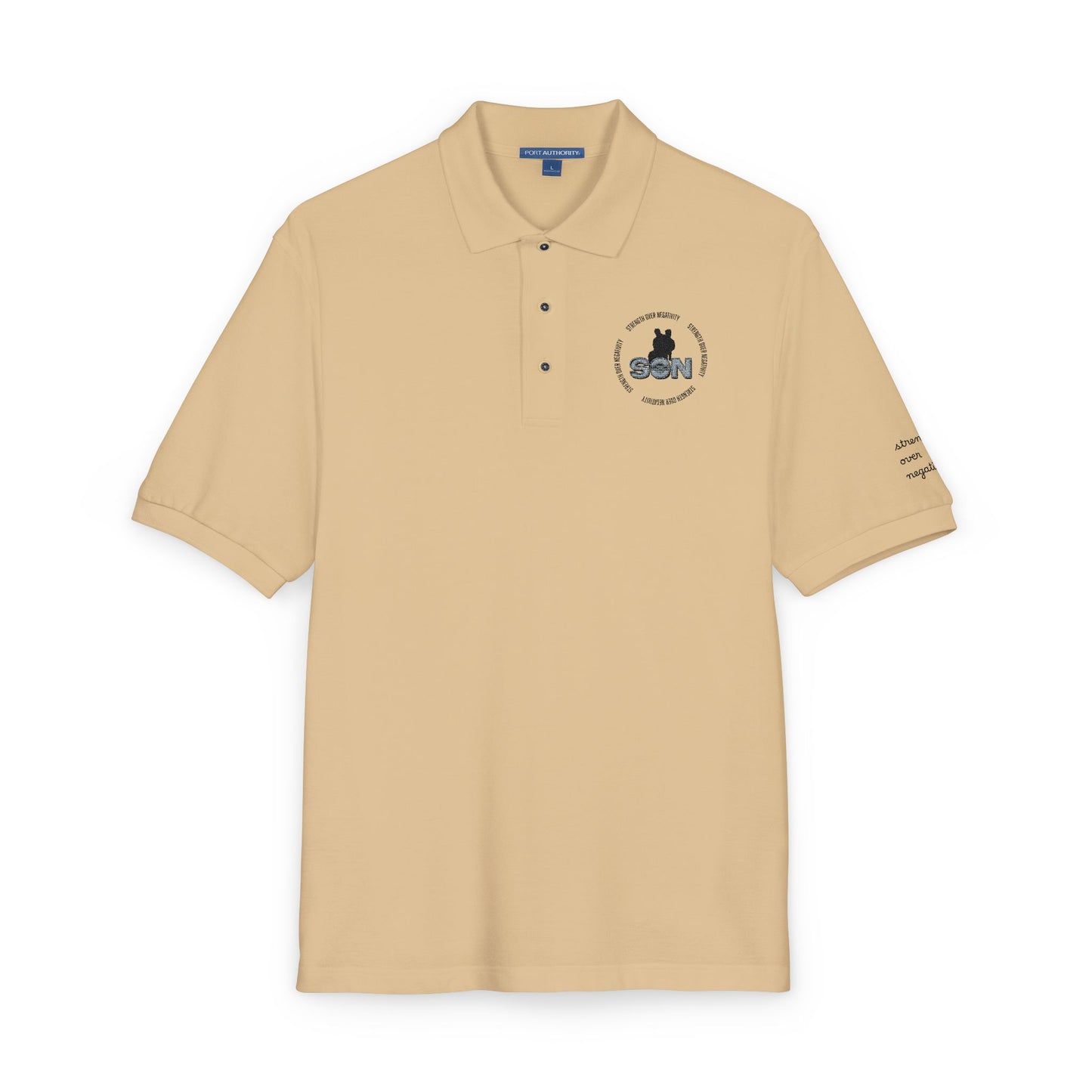 Embroidered 'Sea Captain' Logo Polo Shirt — Nautical Embroidery, Lightweight Men's & Women's Polo