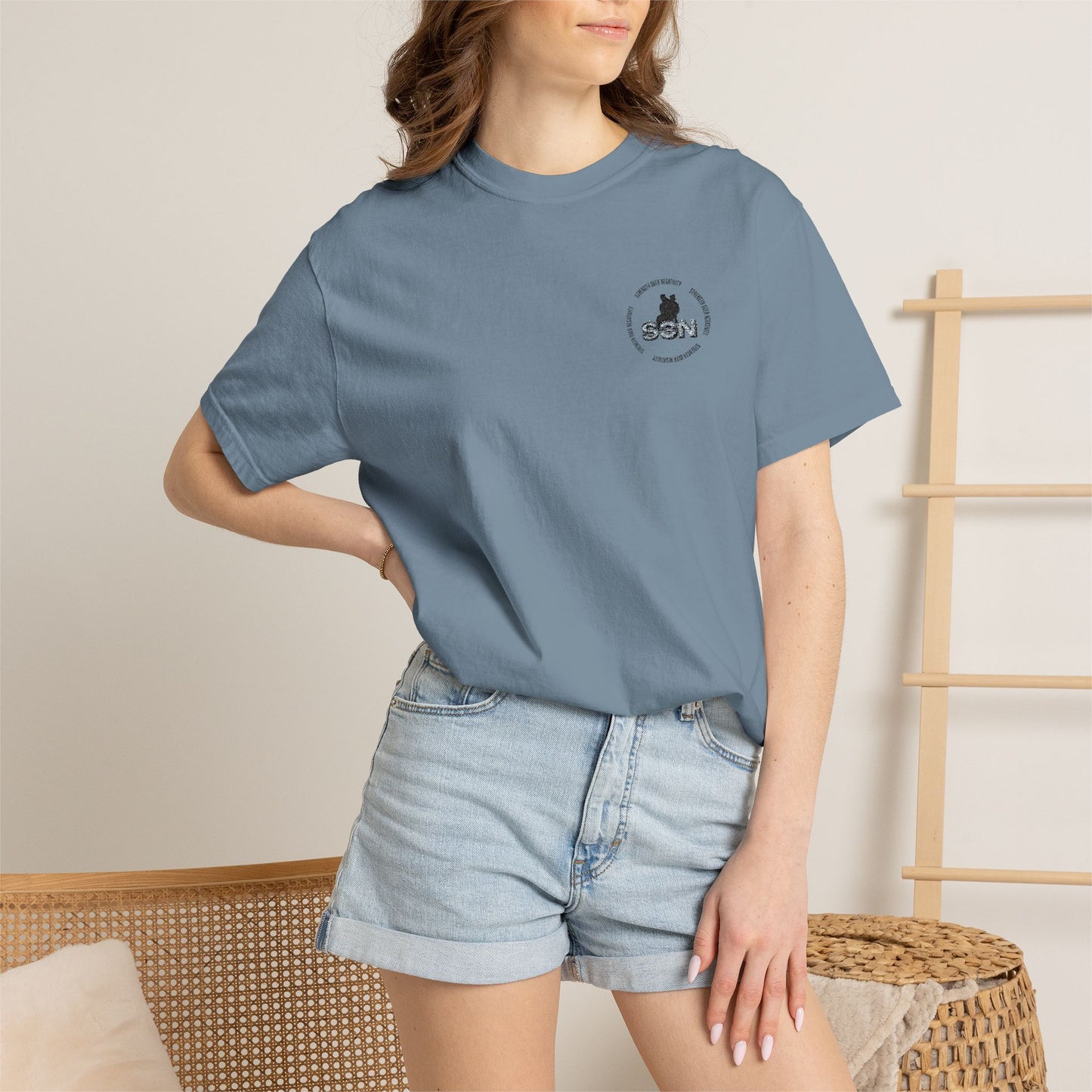 T-Shirt — "Rescue Paw" Small Chest Logo Tee
