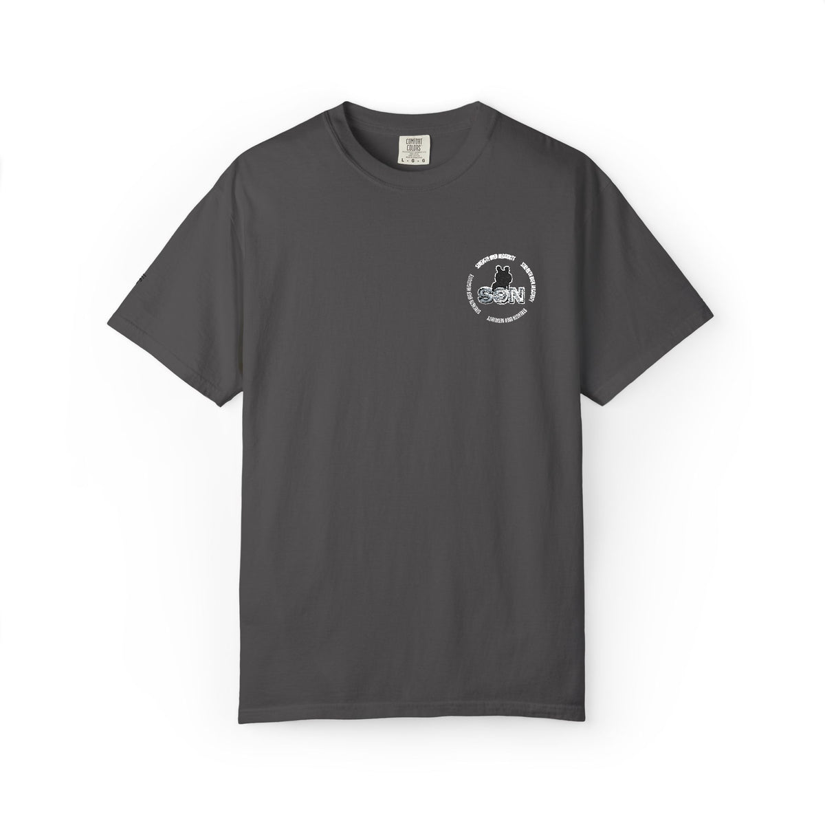 Forest Fox Pocket Tee — White Graphic T-Shirt