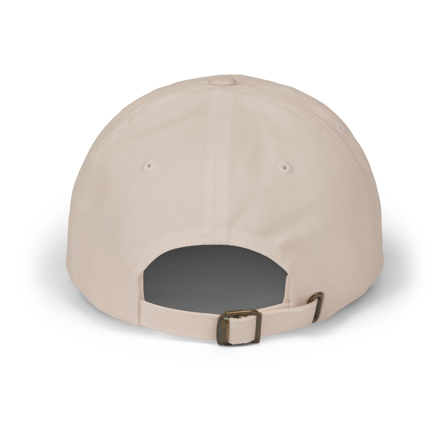 Dad Cap with 'Son' Silhouette Embroidered Logo – Classic White Baseball Hat