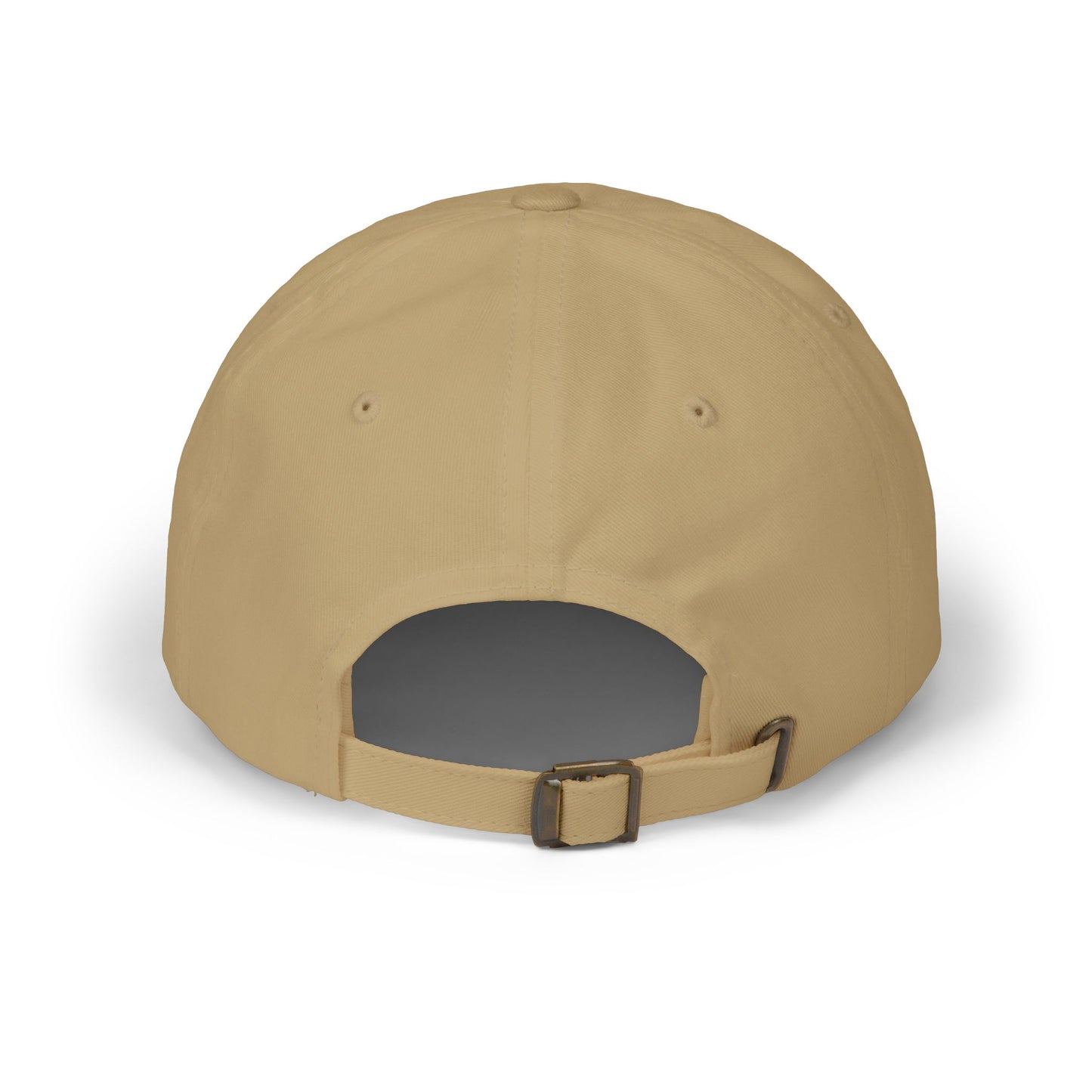 Dad Cap with 'Son' Silhouette Embroidered Logo – Classic White Baseball Hat
