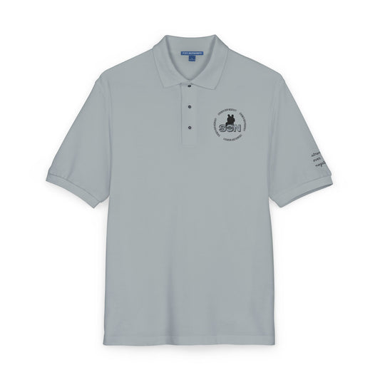 Embroidered 'Sea Captain' Logo Polo Shirt — Nautical Embroidery, Lightweight Men's & Women's Polo