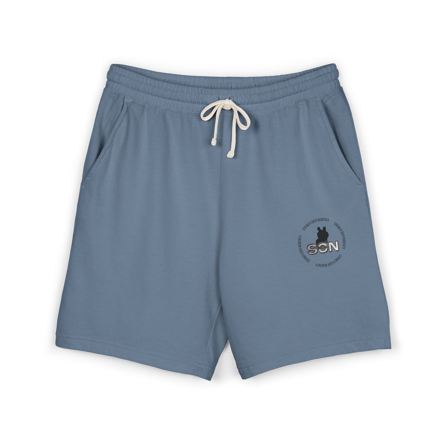 Lightweight Fleece Sweat Shorts — Minimal Logo Casual Lounge Shorts