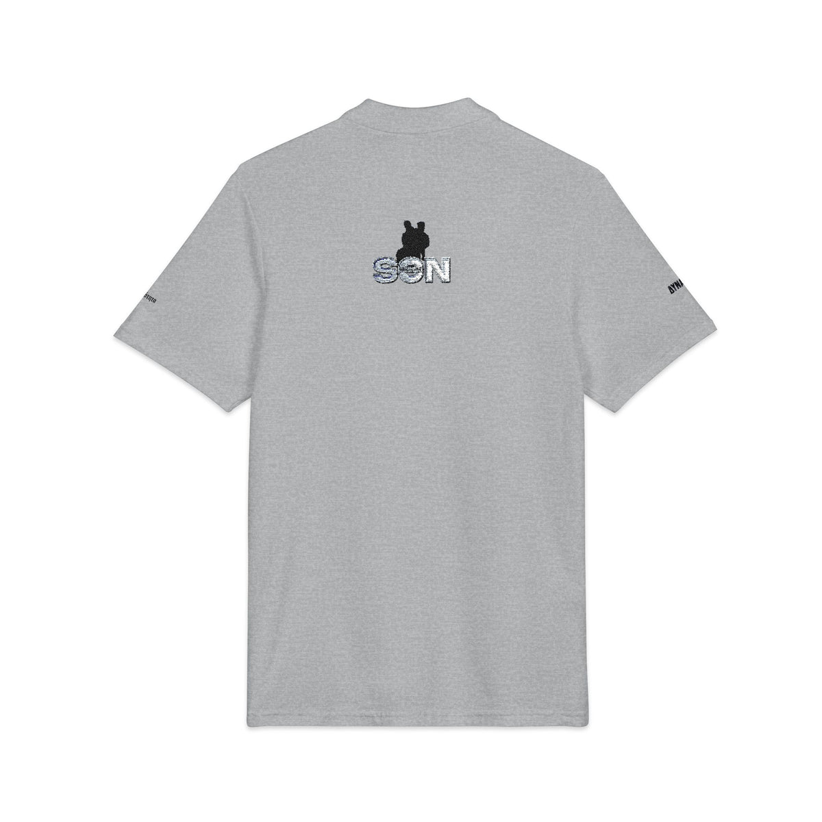 Embroidered 'Ocean' Polo Shirt — Minimal Coastal Logo