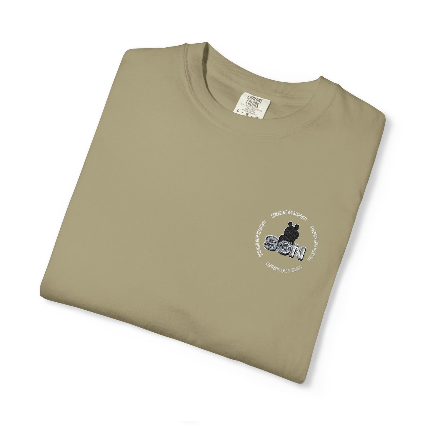 Cat Silhouette Floral Pocket T-Shirt