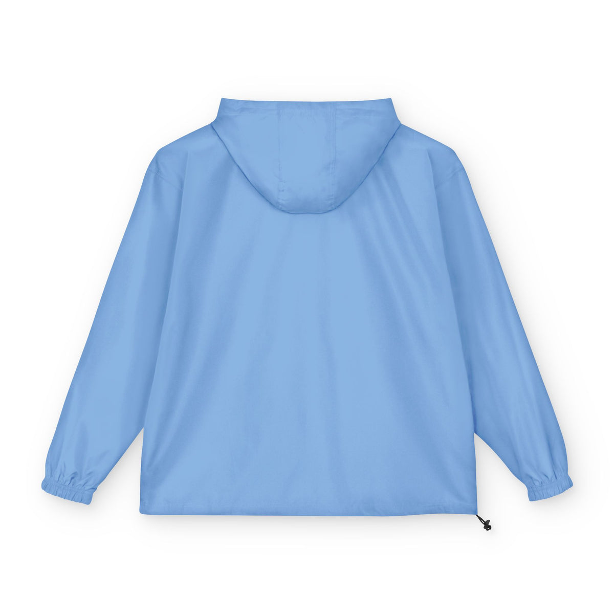 Packable Anorak Jacket — Minimal White Crest Logo, Lightweight Windbreaker for Travel & Outdoor