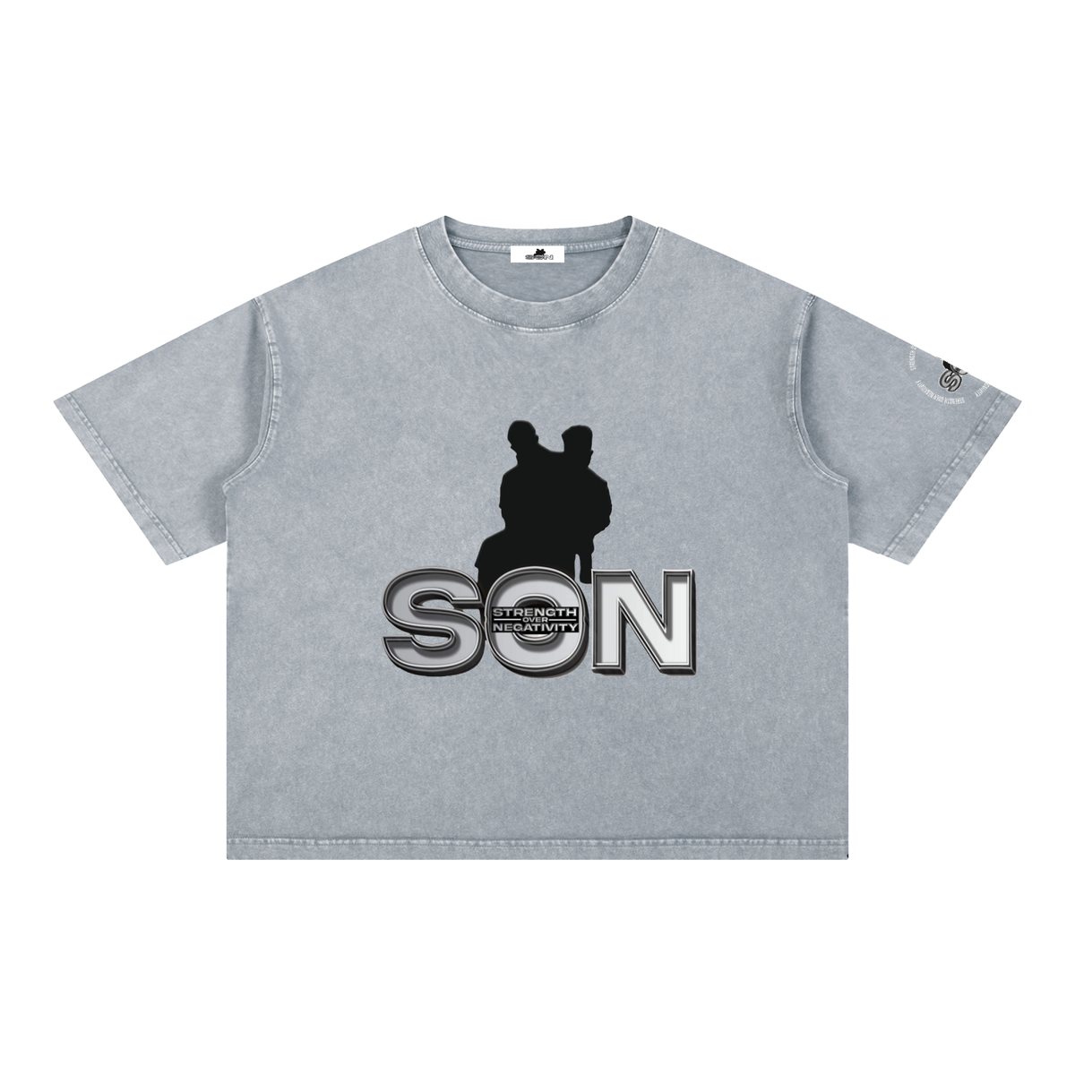 Mineral Wash Boxy Cotton T-Shirt