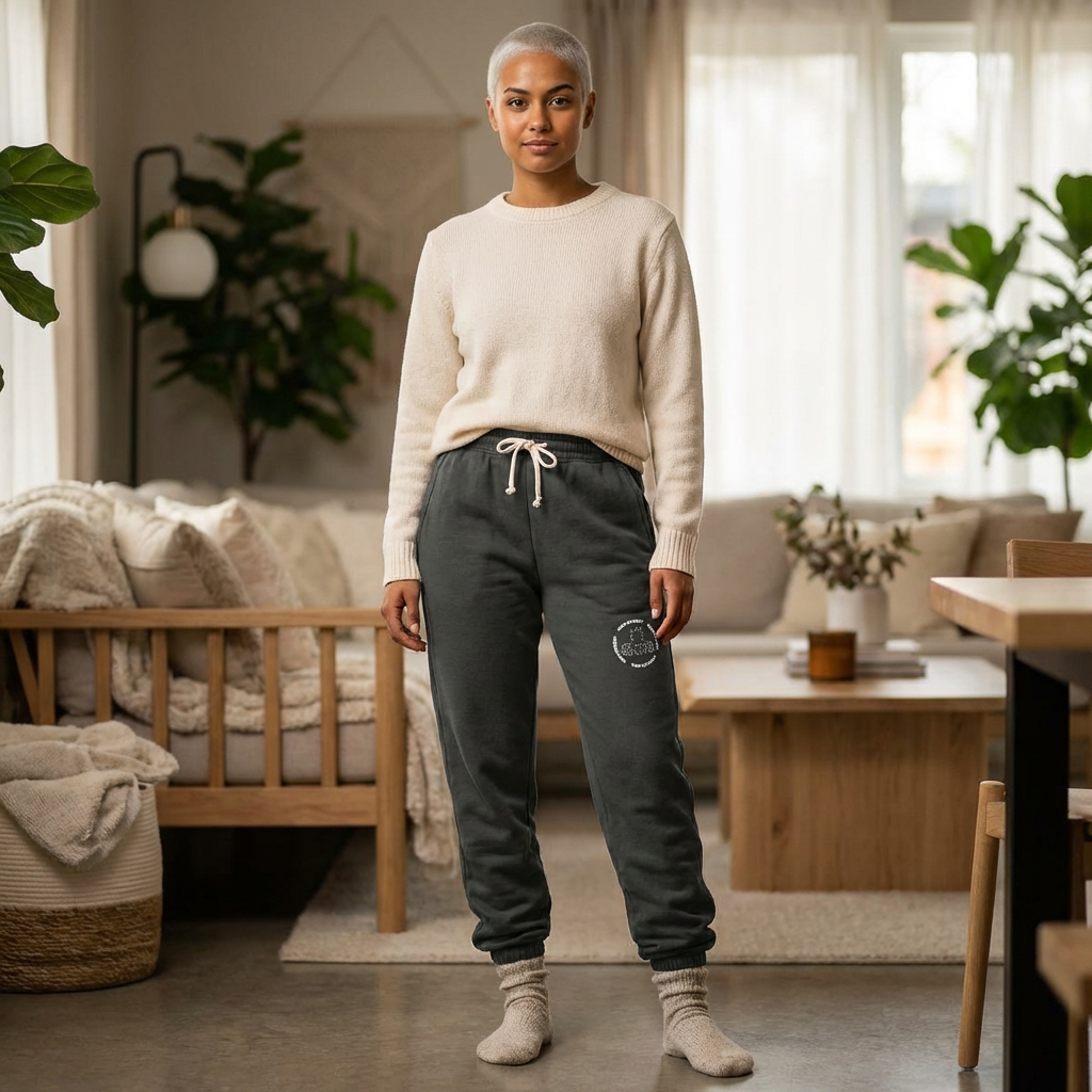 Unisex Garment-Dyed Fleece Sweatpants