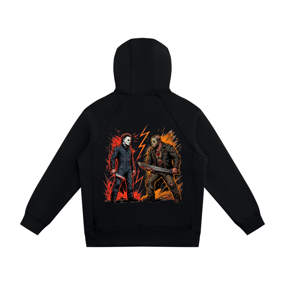 Unisex Raglan Full Zip Hoodie