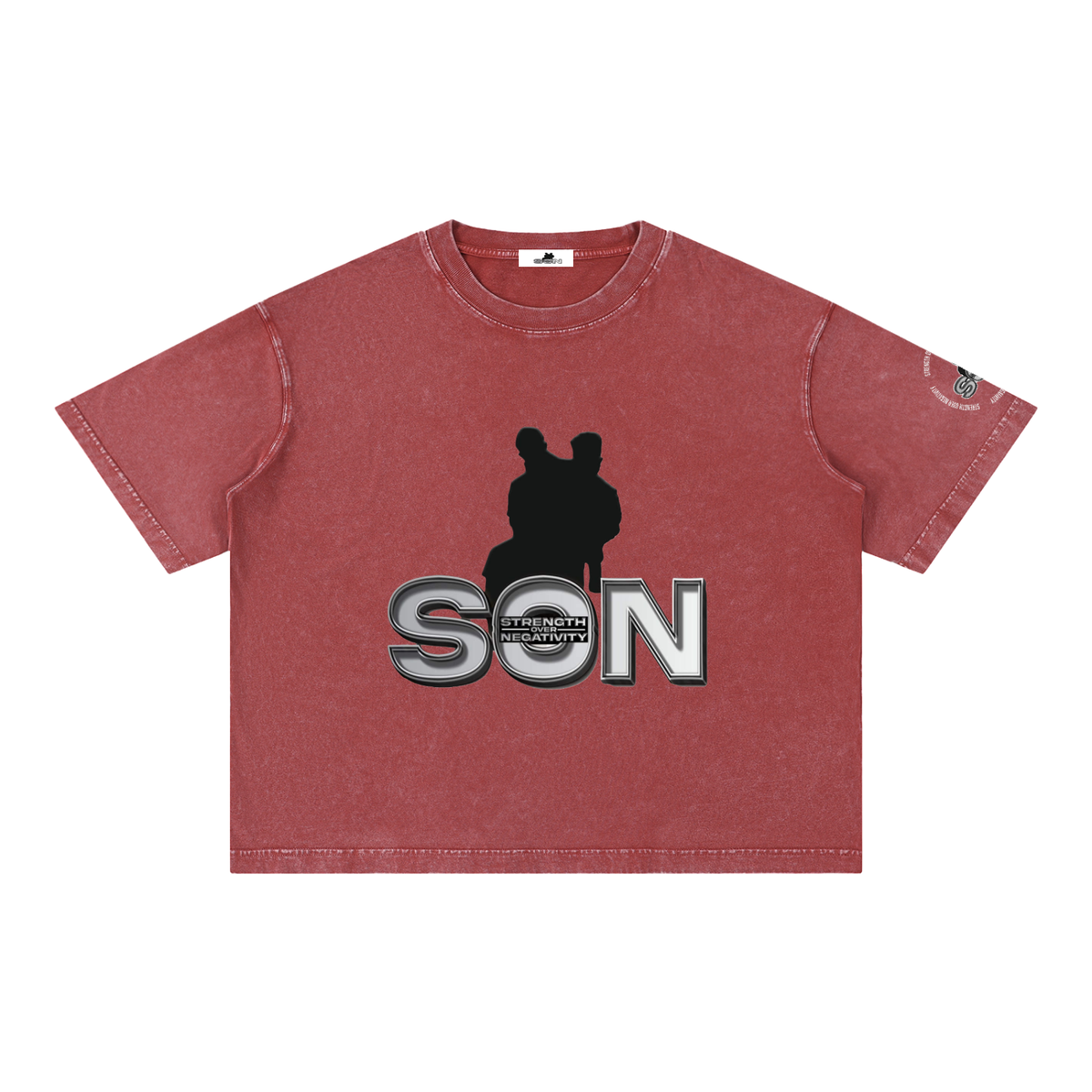 Mineral Wash Boxy Cotton T-Shirt