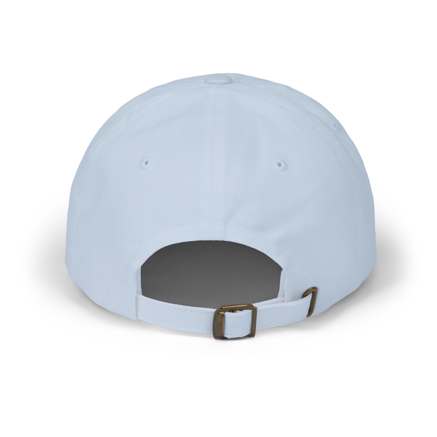 Dad Cap with 'Son' Silhouette Embroidered Logo – Classic White Baseball Hat