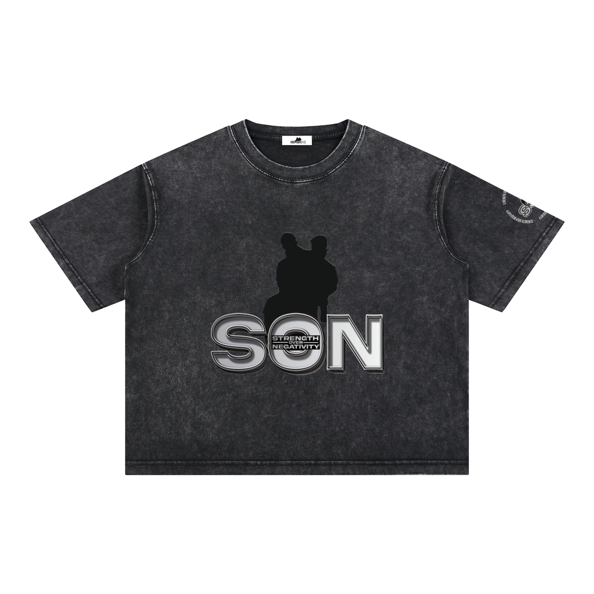 Mineral Wash Boxy Cotton T-Shirt