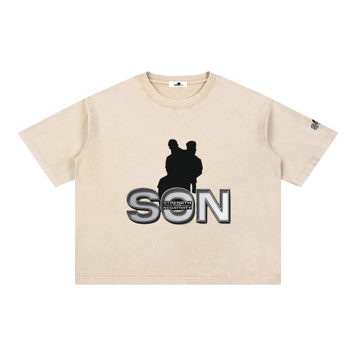 Mineral Wash Boxy Cotton T-Shirt