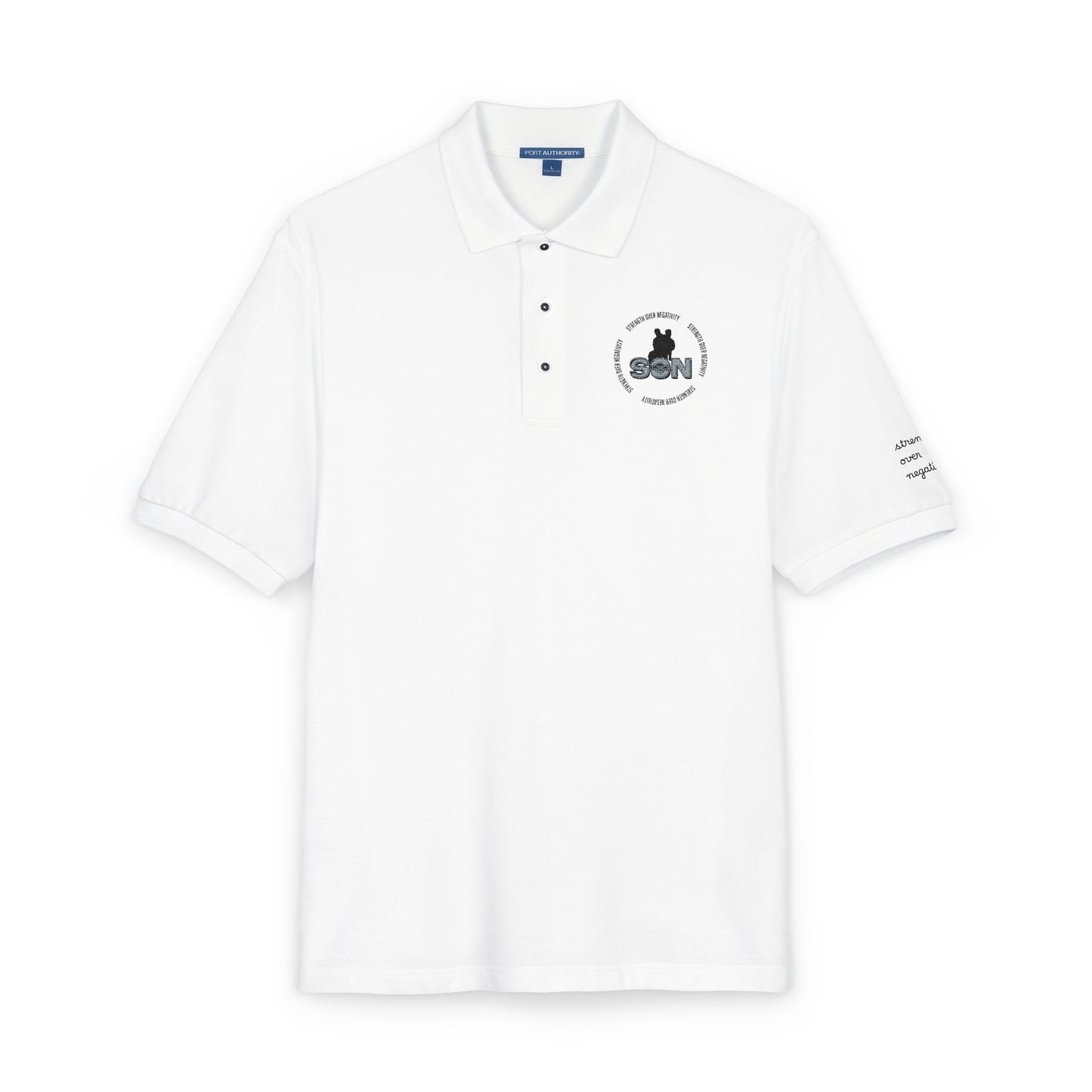 Embroidered 'Sea Captain' Logo Polo Shirt — Nautical Embroidery, Lightweight Men's & Women's Polo