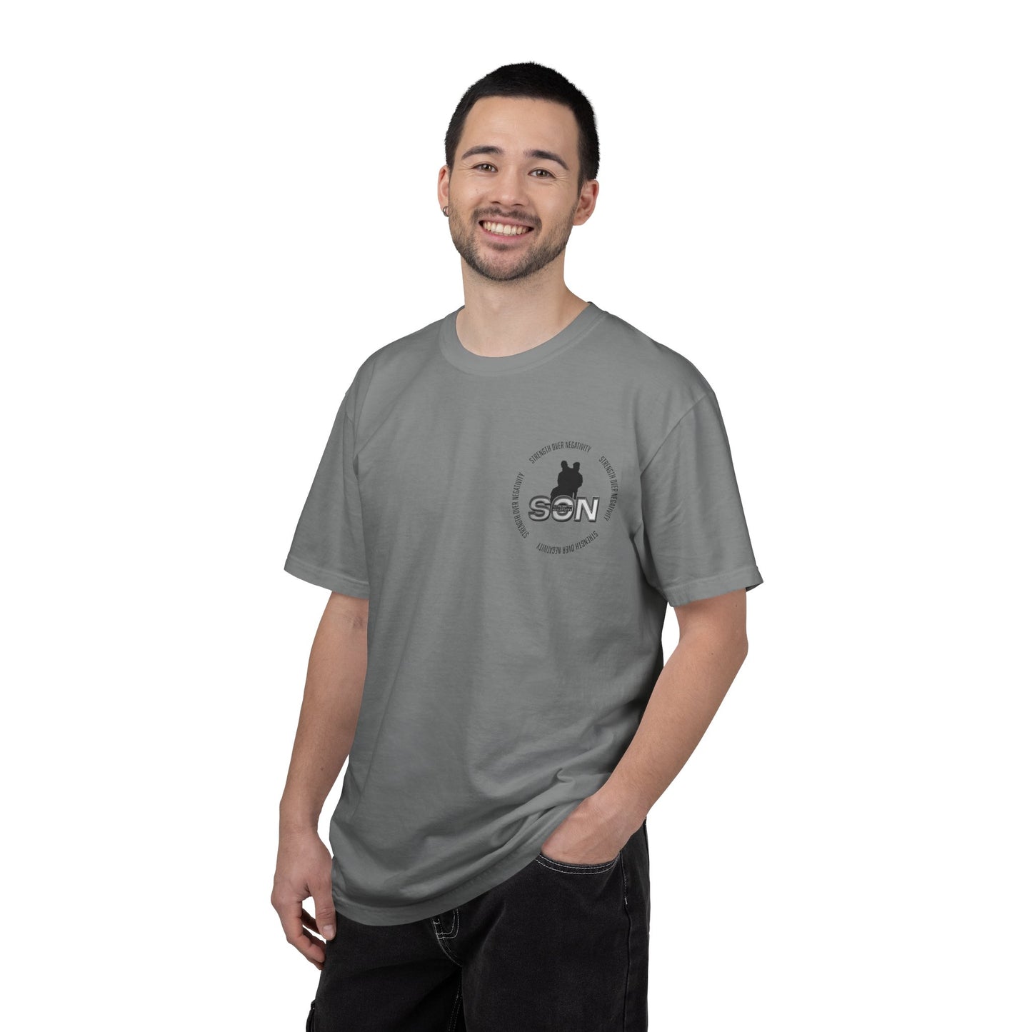 Resilient Protector T-Shirt — Father and Children Hero Graphic Tee