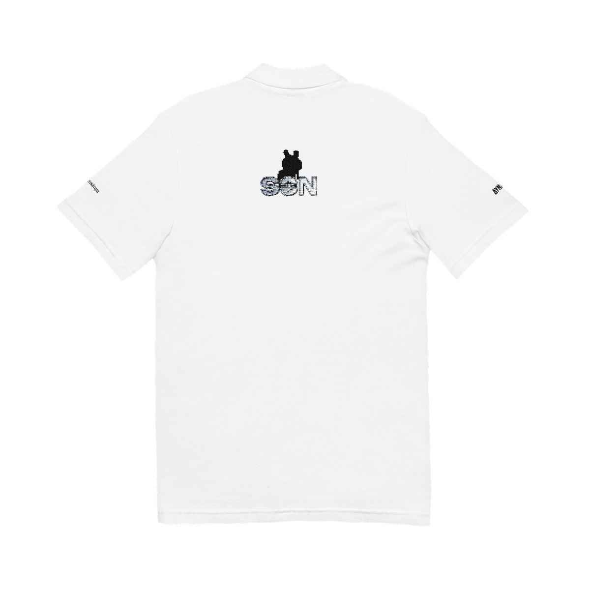 Embroidered 'Ocean' Polo Shirt — Minimal Coastal Logo