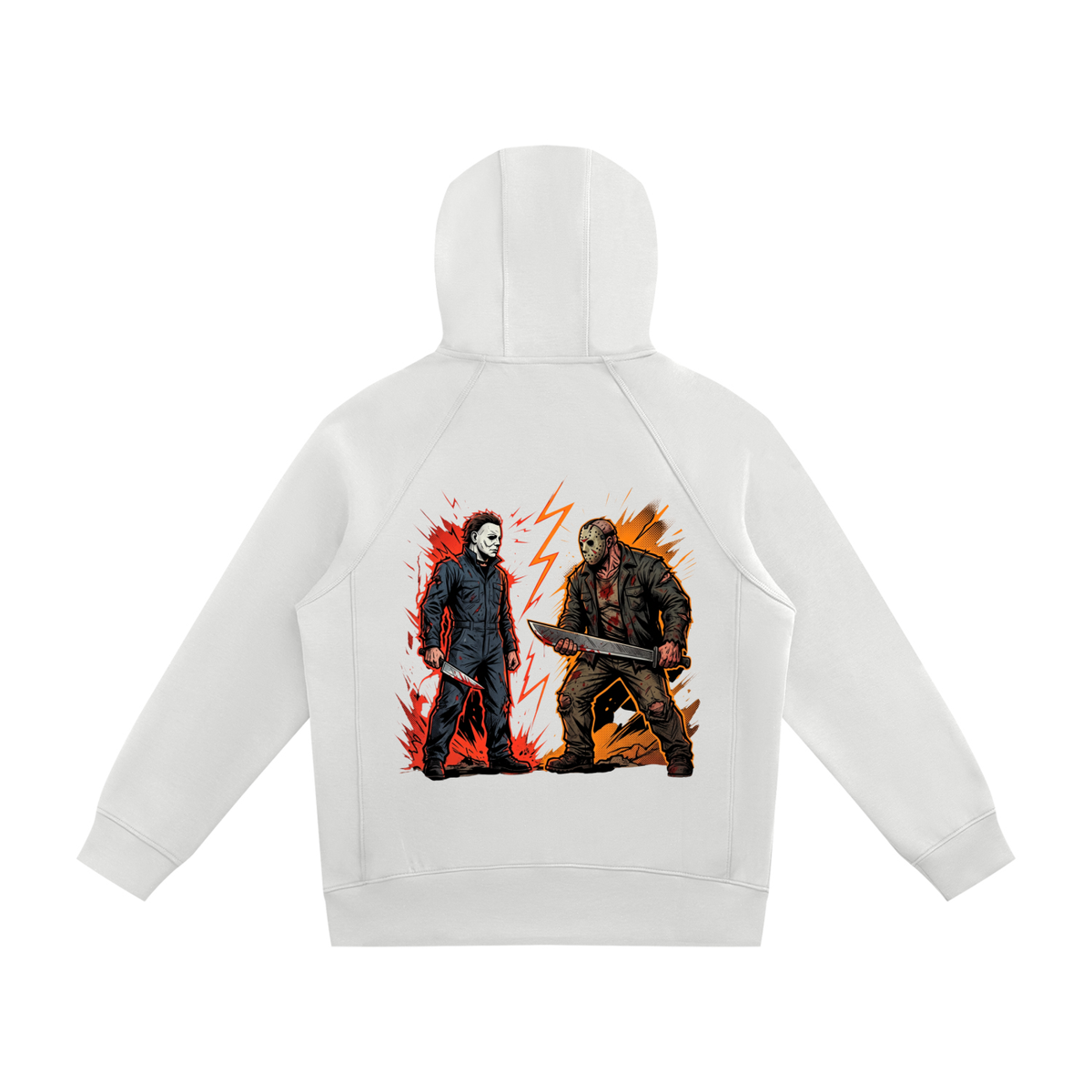 Unisex Raglan Full Zip Hoodie