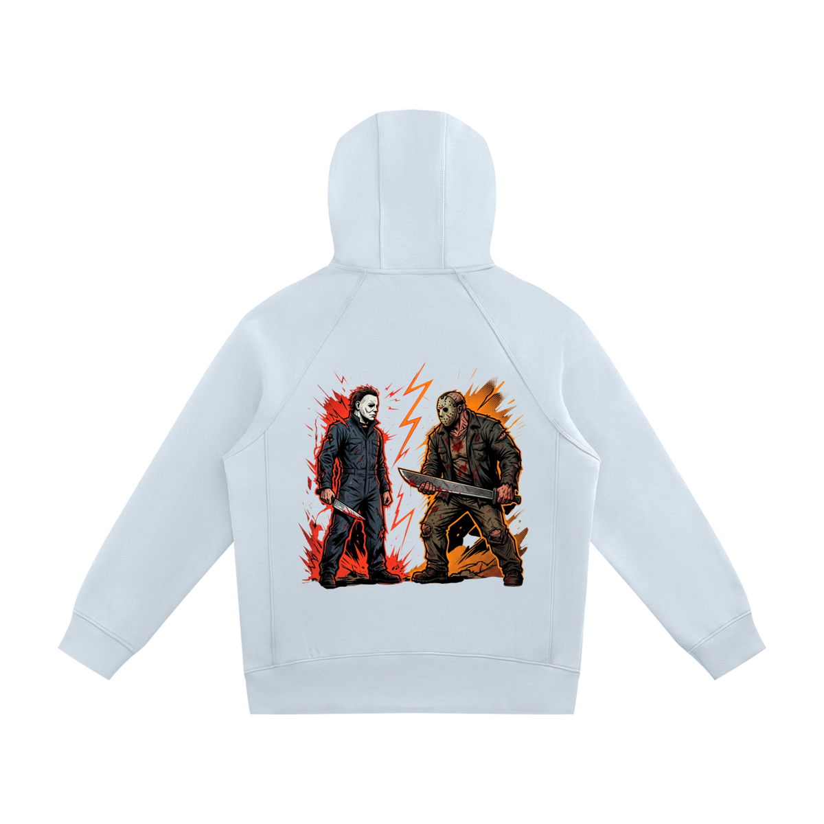 Unisex Raglan Full Zip Hoodie