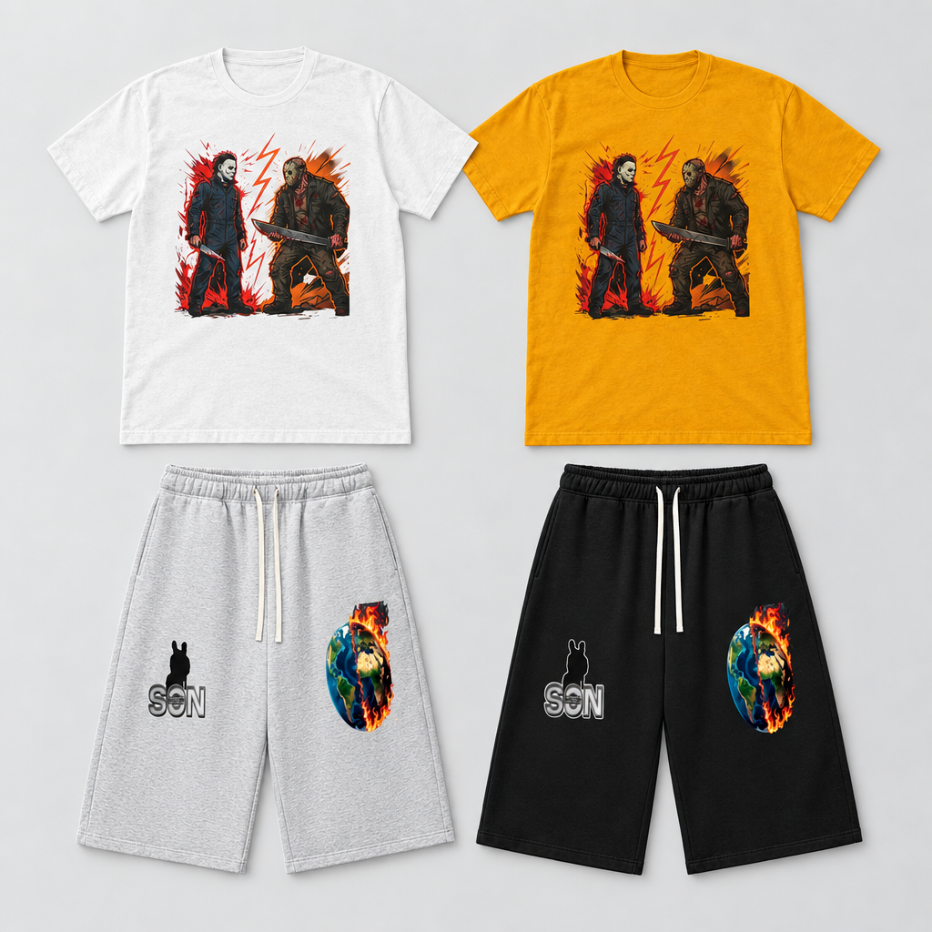 Two-shirt Halloween outfit set